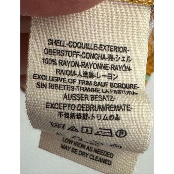 Free People size Small Bella Printed Tunic/ Mini Dress in Yellow Floral - Picture 13 of 16